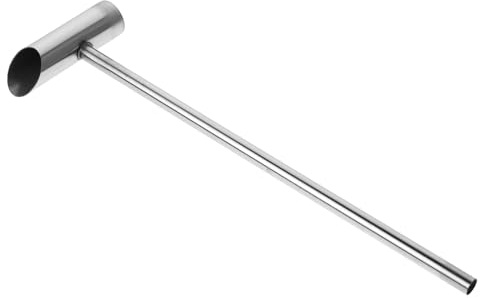 BIUDECO Cucchiaio in Acciaio per Macchina per Marshmallow Accessorio lungo e Robusto per Zucchero Filato Cucchiaio Riutilizzabile in Metallo per Uso Domestico e Fai da Te
