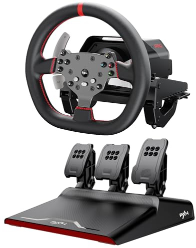 PXN V10 PRO Direct Drive Sim Racing Wheel and Pedals for PC, Xbox, PS4