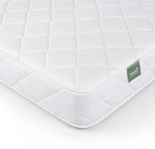 Tutti Bambini Coir Fibre Breathable Cot Mattress 70x140cm | Natural coir fibre cot mattress with breathable construction. Hypoallergenic baby bedding designed for comfort and support.