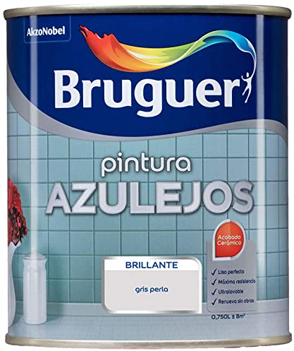 Bruguer Esmalte para Azulejos Brillante Gris Perla 750 ml