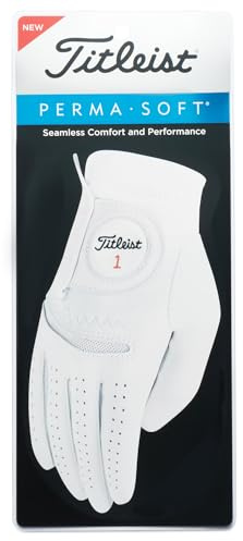 Titleist Perma-Soft Gant de Golf pour Homme Main Droite (Golfeur Gauche) M/L