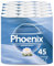 45 Phoenix Soft Quilted Luxury Toilet Rolls Bulk Buy – Quilted White 3 Ply Toilet Paper - Pack of 45 Toilet Tissue (9 x 5 Packs) 150 Sheets per roll (6,750 Sheets)