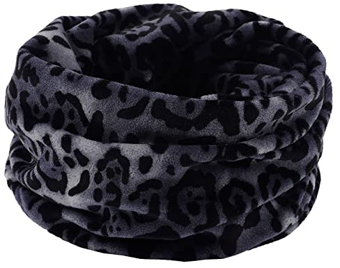 Akgukrseh Warm Knitted Fleece Lined Neck Warmer Black Snoods For Men Unisex Pure Color Winter Neck Warm Knitting Yarn Scarf Fleece Windproof Snood Neck Gaiter For Men Women Gift For Men