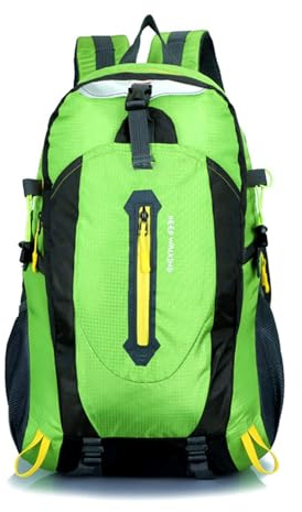 PORRASSO Wanderrucksack Wasserdichter Rucksack 25L Reiserucksack Trekkingrucksack Hiking Backpack für Damen Herren Camping Klettern Reisen Sport Grün