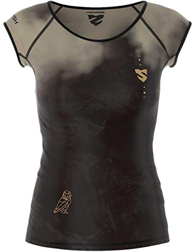 SMMASH Camicia Funzionale Camicia da Donna A Compressione Camicia Sportiva A Manica Corta Traspirante con Tecnologia Seconda Pelle Fitness Top Outdoor