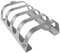 mocisa Rib-Rack Size S (4er)| Rippchenhalter mit Griffen |Das Profi-Tool zum Rippchen-Grillen |Edelstahl | lebensmittelecht |hergestellt in Bayern |für 4 saftige und leckere Spare-Ribs |