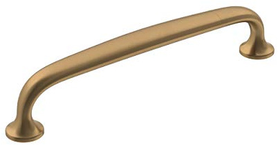 Amerock | Cabinet Pull | Champagne Bronze | 5-1/16 inch (128 mm) Center-to-Center | Renown | 1 Pack | Drawer Pull | Cabinet Handle | Cabinet Hardware