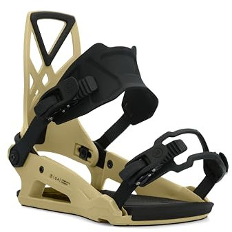 Ride C-4 Mens Snowboard Bindings, L, Olive