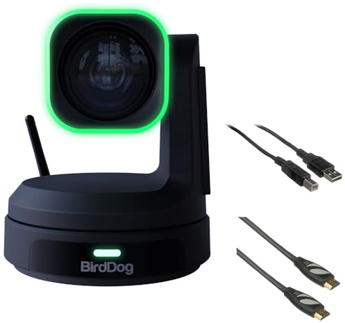 BirdDog X1 Ultra 4K Ultra HD NDI|HX3 12x Zoom PTZ Camera - Black
