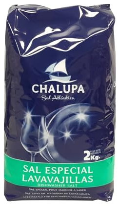 Lot de 4 sachets de sel spécial pour lave-vaisselle de 2 kg