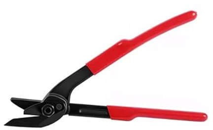 Rainorning Forbici Multifunzionali per Reggette in Acciaio ad Alta Resistenza, Pinze Industriali per la Reggetta in Lamiera di Ferro per il Disimballaggio di Fascette Stringicavo