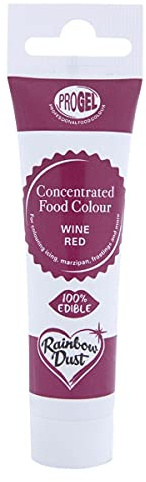 Colorant alimentaire professionnel Rainbow Dust ProGel, mûre 25 g