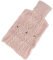 Healeved Housse Tricotée pour Bouillotte 1L Pliable Chaude Housse pour Bouteille d'Eau Chaude Étui Confortable Protège la Peau Présent Famille Noël