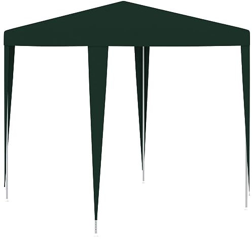 Grüner Gartenpavillon, 2 x 2 m, UV-beständig, Überdachung für Veranstaltungen und Partys im Freien