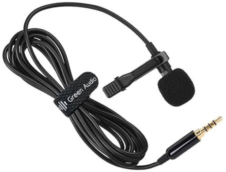 Lavalier-Ansteckmikrofon - Lavalier-Mikrofonsystem, professionelles Ansteckmikrofon, Lautsprechermikrofon, vielseitiges Aufnahmemikrofon für Unterricht, Live-Auftritte, Bühnenaufnahme