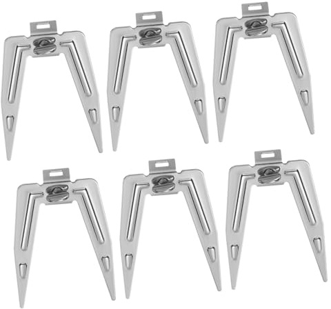 Veemoon 6 set Forchette Rotanti in Acciaio per Pollo Arrosto Forchette Spiedo Resistenti per Forno Elettrico e Friggitrice ad Aria Accessori Cucina per Grigliate e Arrosti Facili