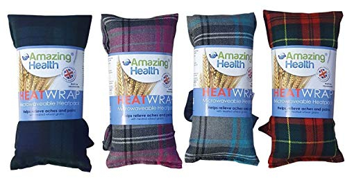Amazing Health Wheat and Lavender Heat Pack Micro-Hotties UK Made (tartan)