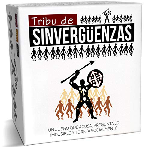 TRIBU DE SINVERGÜENZAS - Juegos de Mesa para Fiestas y Risas con amig@s - Juego de Cartas Made In Spain