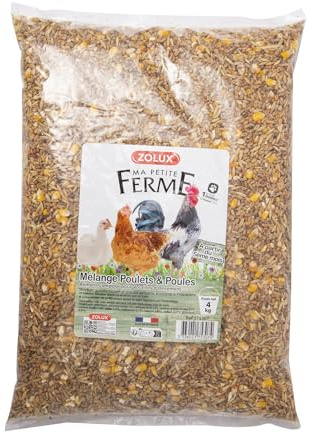 Zolux, Aliment Composé Mélange Poulets Et Poules Basse Cour, 4 kg