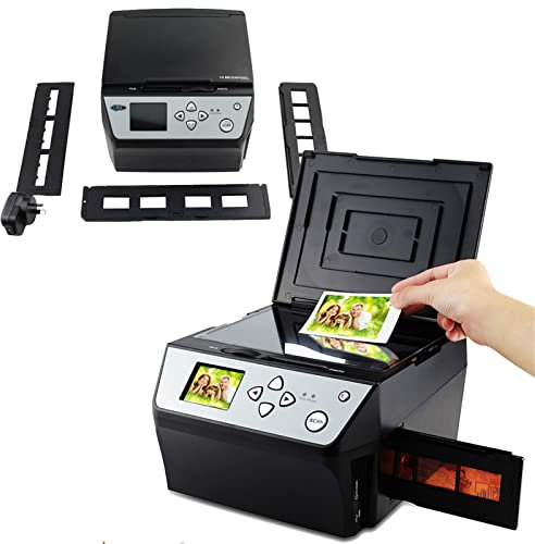 LMYYDES Scanner numérique de Films et de Diapositives Scanner de Films et de Diapositives Tout-en-Un 22 MP, Scanner de Films et de Diapositives convertir 135 Films/Diapositives 35 mm/110 Films/Photos