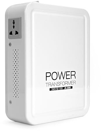 jxgzyy 2000W Step Down Voltage Convertor Transformer 240V~220V to 100V~120V Voltage Transformer With Temperature Control Circuit Breaker Protection For UK Voltage Change To US Canada Japan Voltage