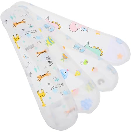 Gatuida Ceinture Ventrale En Coton Pour -né 4 Pièces Réglable Enveloppement Abdominal Doux Motifs Animaux Pour Protéger Le Ventre Bébé Protection Peau Sensible