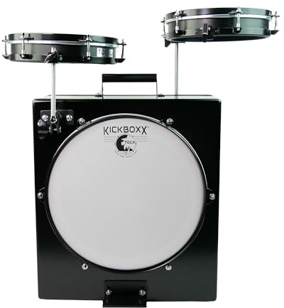 Toca Kickboxx Suitcase Travel Drum Set, Black (Gear Hero Exclusive)