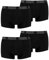 Puma Herren Shortboxer Unterhosen Trunks 4er Pack, Wäschegröße:S, Artikel:-001 Black