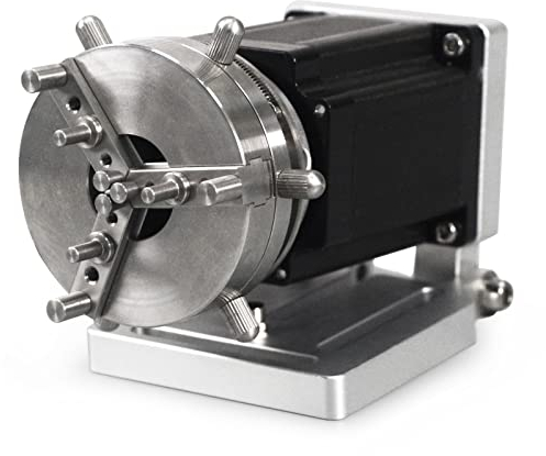ComMarker 83mm Chuck Rotary Axis for Laser Marking Machine, Fiber Laser Engraver Attachment, Rotary Axis Perfect for Jewelry, Rings, Bracelets