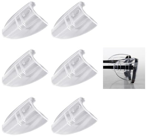 HDGSAFD Lot de 3 paires de 6 paires de lunettes de protection, ailes transparentes de protection des yeux