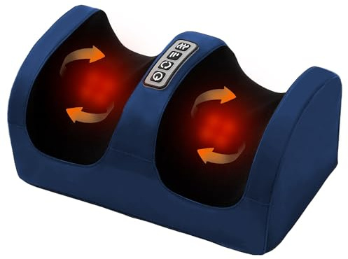 CCHYF - Calentador de masaje para pies y pantorrillas, Shiatsu con rodillo, alivio de la fascitis plantar y mejora de la circulación