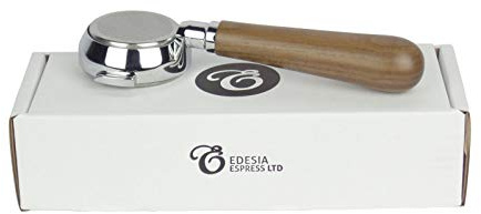 Bodenloser Siebträger für LELIT 58mm-Espressomaschinen - Walnuss-Griff, 21g Sieb - 3 Tassen