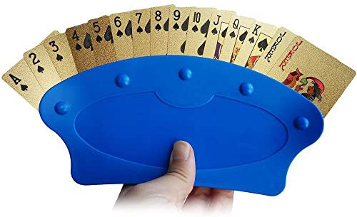 Spielkarten-Ständer, Spielkartenhalter für Senioren, Erwachsene und Kinder, freihändig, für Pokerkarten, Canasta 1 Pack