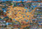 Buffalo Games - Dowdle – Nationalparks-Karte – 2000-teiliges Puzzle für Erwachsene, herausforderndes Puzzle, perfekt für Spieleabende – fertige Größe 38,50 x 26,50 cm