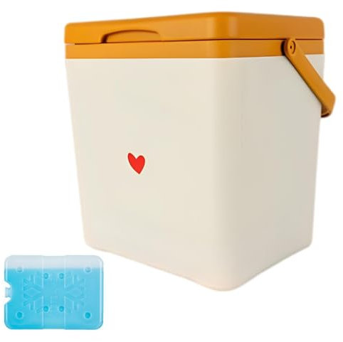 Kühlbox Auto Kühlbox Tragbare Kühlbox - Kühlbehälter 7 Liter mit Tragegriff | Eisbox, Angelkühlschrank für Strand, Camping, Tailg