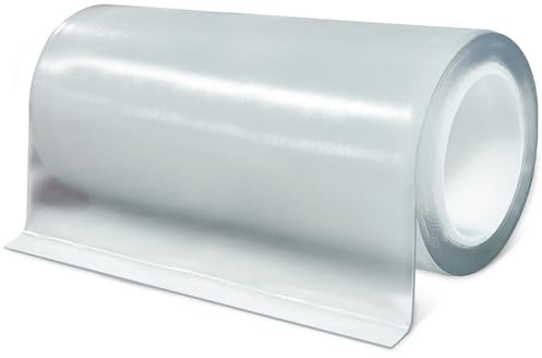 Tikfoam Waterproof Repair Tape for Fabric, Awning, RV Roof, Underbelly, Tarp, Tent, Sail and Boat Cover Outdoor Repair Patch, Heavy Duty, Clear, 5 Inch x 10FT