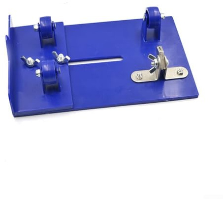 Coupe-bouteille en verre réglable pour bricolage de bouteille de vin, outil de coupe manuel avec base épaisse et lame haute performance, support de 20 à 230 mm de diamètre (bleu)