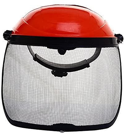 Foresta Casco di Protezione della Testa di Taglio Elettrico Motosega Casco di Sicurezza per Silvicoltura Agricoltura Tagliaerba Cappello Cappello, Rosso