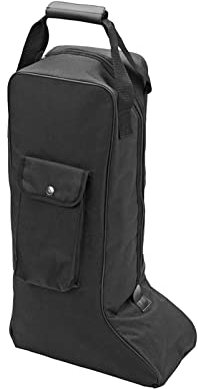 MagiDeal Reitstiefel-Aufbewahrungstaschen für Stiefel, hohe Stiefel, langlebig und verschleißfest, Schwarz , 56cmx21cmx33cm