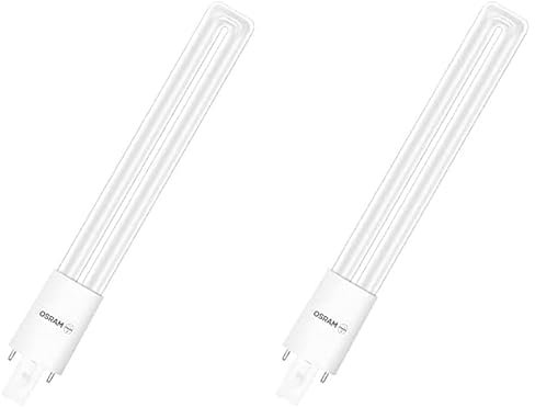 Osram DULUX S11 LED-Lampe für G23 Sockel, 6 Watt, 630 Lumen, Warmweiß (3000K), Ersatz für herkömmliche 11W-Dulux Leuchtmittel (Packung mit 2)