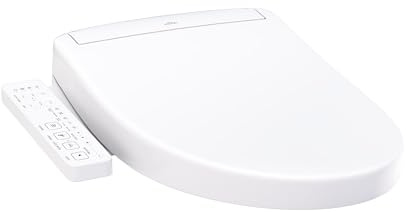 TOTO® WASHLET® S2 Electronic Bidet Toilet Seat with Instantaneous Water Heating, PREMIST and EWATER+ Wand Cleaning, Elongated, Cotton White - SW3346#01