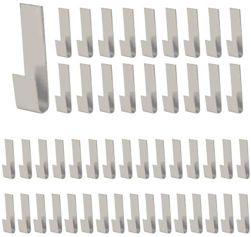 Greenhouse Glass Clips (50 pcs) are Suitable for Greenhouse Home Garden Glass Replacement and Repair Part Formed “Z” Type Glass Clips, are Made of Aluminium Alloy