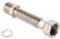 Schell Edelstahl-Flexrohr Typ 1/2  Flexibles Anschlussrohr Längenverstellbar von 200 - 410 mm Universelles Verbindungsrohr Edelstahl 27011 3