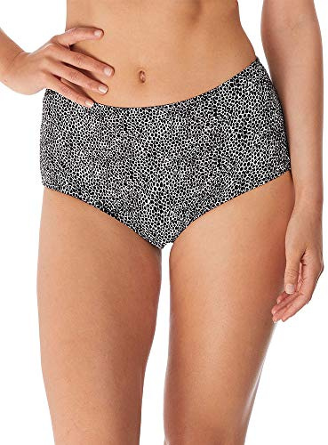 Freya Run Wild Retro High Waist Bikini Brief Parte Inferiore, Nero, XL Donna