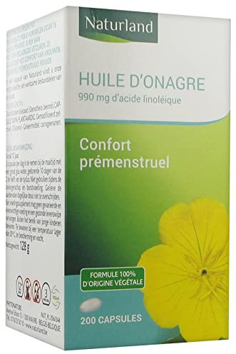 Naturland Huile d'Onagre 200 Capsules