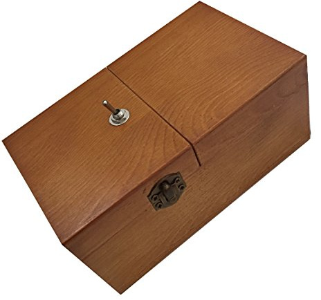 Boîte inutile - Jouet amusant - Cadeaux créatifs - « Laisse-moi seul » - Boîte à jouets en bois véritable pour soulager le stress - Pour adultes et enfants (No Logo)