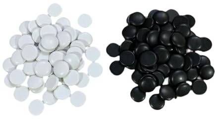 rockible 100x Go Pieces Juegos Go Stones Gobang Piezas de ajedrez Chino para niños Familia