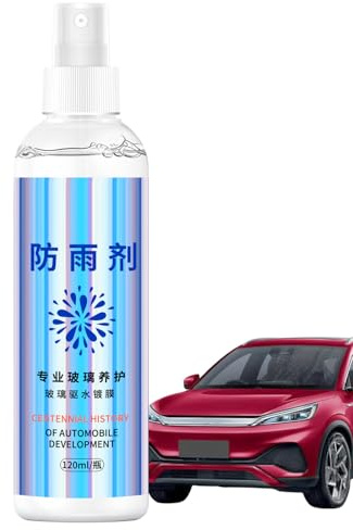 Protezione antiappannamento, spray antinebbia e antipioggia da 120 ml, trattamento di vetro a visione chiara per veicoli, protezione affidabile tempi per i conducenti, funzioni di rivestimento