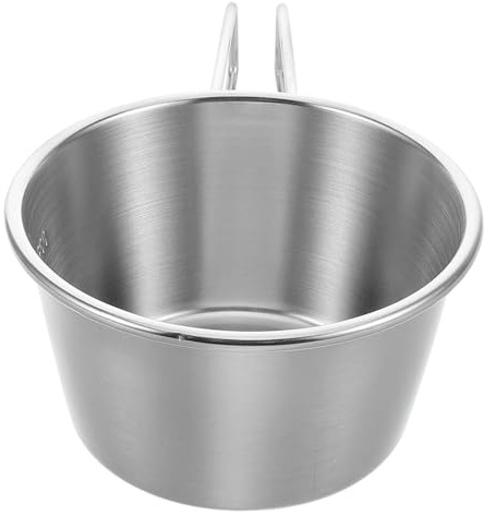 ibasenice Cuenco de Camping de Acero Inoxidable Resistente y Versátil para Hervir Agua Servir Alimentos y Mezclar Ingredientes Cuenco Portátil Metálico para Exteriores