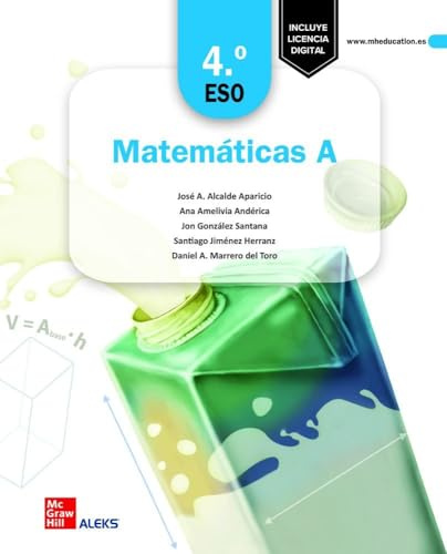 Matemáticas A 4.º ESO (LOMLOE)